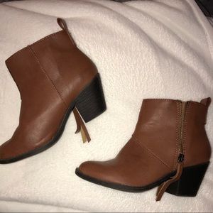 Tan Forever 21 Booties!!